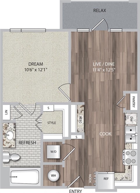 One bedroom One Bath